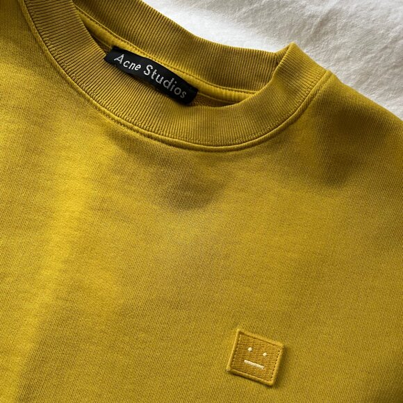 Acne Studios Sweatshirt (XS) Yellow - Picture 2 of 4